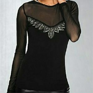 NWOT VENUS EMBELLISHED TOP, L